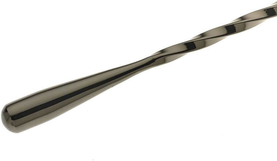 Barfly - 17.1" Gun Metal Black Finish Stainless Steel Double End Stirrer - M37033BK