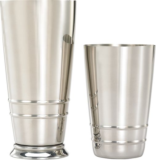 Barfly - 18 Oz & 28 Oz Stainless Steel 2-Piece Heavy-Duty Cocktail Shaker/Tin Pack - M37125