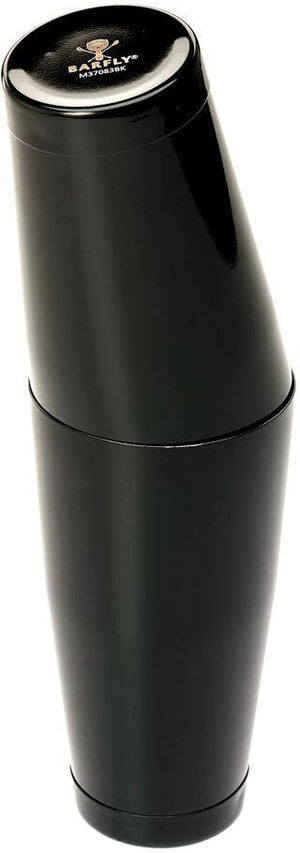 Barfly - 18 Oz Stainless Steel Black Half Size Cocktail Shaker/Tin - M37083BK