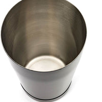 Barfly - 18 Oz Stainless Steel Black Half Size Cocktail Shaker/Tin - M37083BK