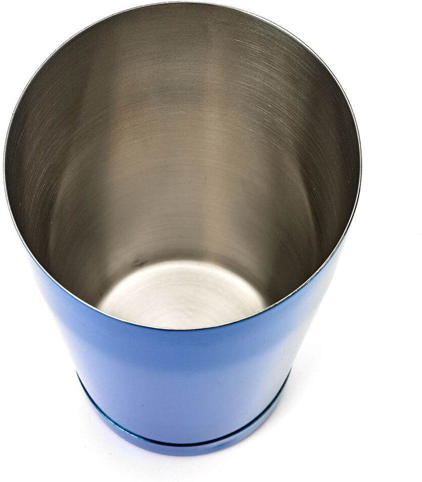 Barfly - 18 Oz Stainless Steel Blue Half Size Cocktail Shaker/Tin - M37083BL