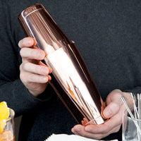 Barfly - 18 Oz Stainless Steel Copper Plated Half Size Cocktail Shaker/Tin - M37007CP