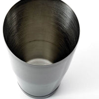 Barfly - 18 Oz Stainless Steel Gun Metal Black Half Size Cocktail Shaker/Tin - M37007BK