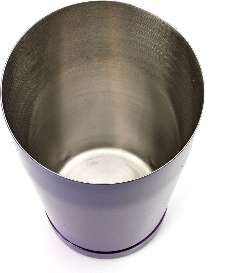 Barfly - 18 Oz Stainless Steel Purple Half Size Cocktail Shaker/Tin - M37083PU