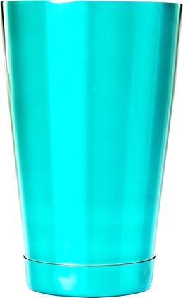 Barfly - 18 Oz Stainless Steel Teal Half Size Cocktail Shaker Tin - M37083TL