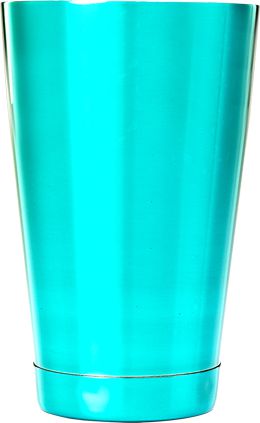 Barfly - 18 Oz Stainless Steel Teal Half Size Cocktail Shaker Tin - M37083TL