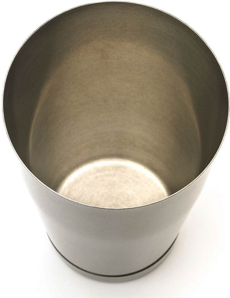 Barfly - 18 Oz Stainless Steel Vintage Black Half Size Cocktail Shaker/Tin- M37007VBK