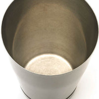 Barfly - 18 Oz Stainless Steel Vintage Black Half Size Cocktail Shaker/Tin- M37007VBK
