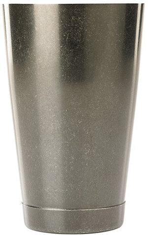 Barfly - 18 Oz Stainless Steel Vintage Black Half Size Cocktail Shaker/Tin- M37007VBK
