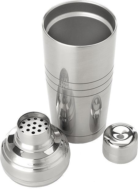 Barfly - 19 Oz Stainless Steel Double Wall Insulated 3-Piece Cocktail Shaker - M37157