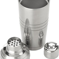 Barfly - 19 Oz Stainless Steel Double Wall Insulated 3-Piece Cocktail Shaker - M37157