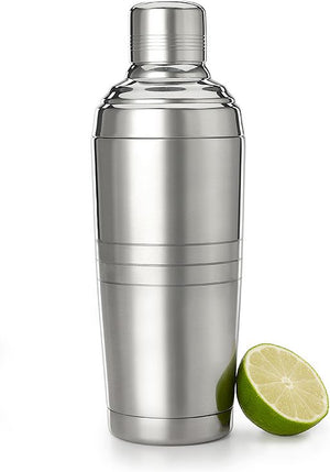 Barfly - 19 Oz Stainless Steel Double Wall Insulated 3-Piece Cocktail Shaker - M37157