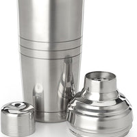 Barfly - 19 Oz Stainless Steel Double Wall Insulated 3-Piece Cocktail Shaker - M37157
