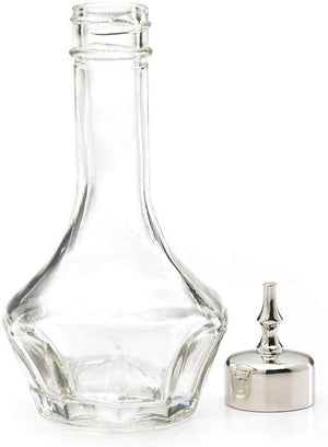 Barfly - 1.7 Oz Glass Bitters Bottle With Threaded Stainless Steel Top - M37134