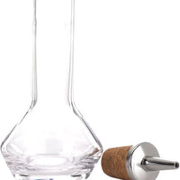 Barfly - 1.7 Oz Stainless Top Glass Bitters Bottle - M37070