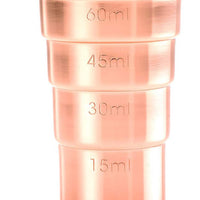 Barfly - 2 Oz Copper Plated Stepped Jigger Without Handle - M37109CP