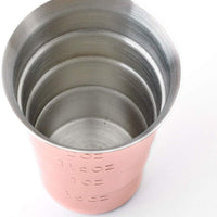 Barfly - 2 Oz Copper Plated Stepped Jigger Without Handle - M37109CP