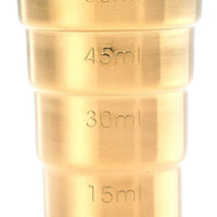 Barfly - 2 Oz Gold Plated Stepped Jigger No Handle - M37109GD