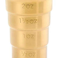 Barfly - 2 Oz Gold Plated Stepped Jigger No Handle - M37109GD