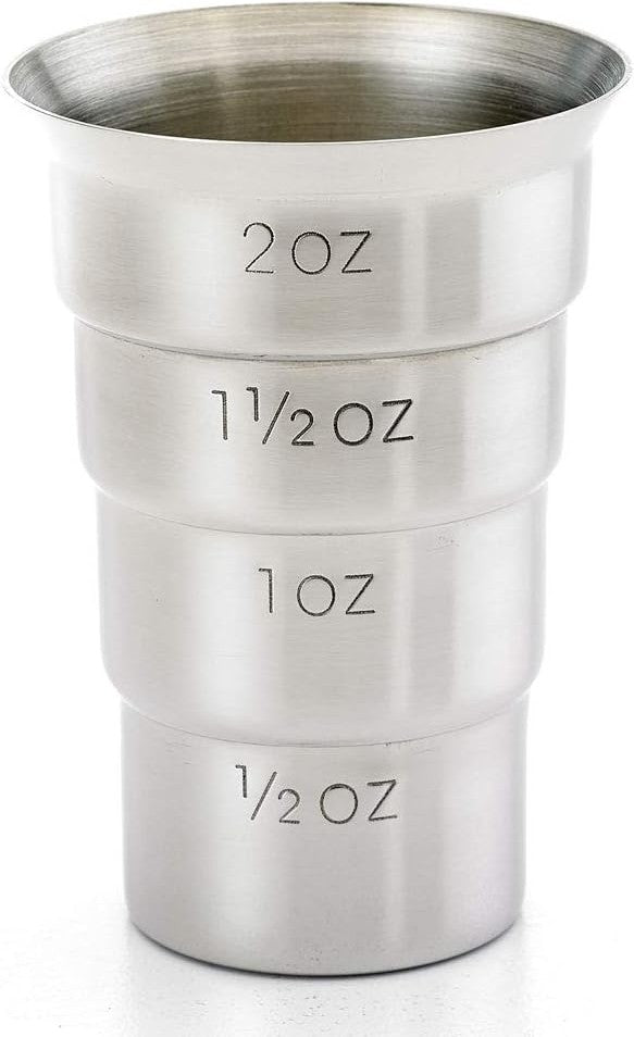 Barfly - 2 Oz Stainless Steel Stepped Jigger Without Handle - M37109
