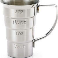 Barfly - 2 Oz Stainless Steel Stepped Jigger with Handle - M37108