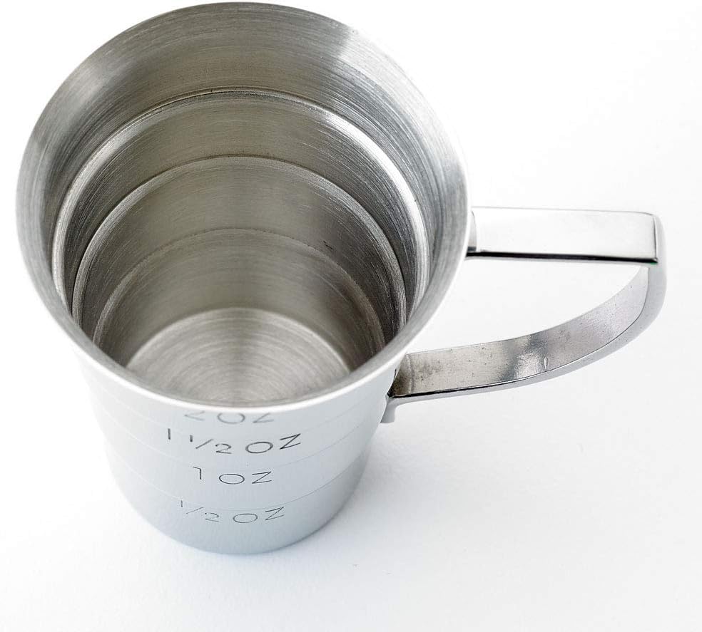 Barfly - 2 Oz Stainless Steel Stepped Jigger with Handle - M37108