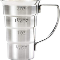 Barfly - 2 Oz Stainless Steel Stepped Jigger with Handle - M37108