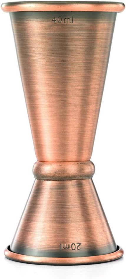 Barfly - 20 ml x 40 ml Antique Copper Japanese Style Jigger - M37001ACP
