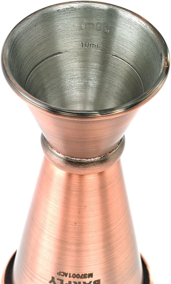 Barfly - 20 ml x 40 ml Antique Copper Japanese Style Jigger - M37001ACP