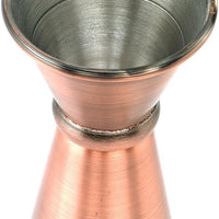 Barfly - 20 ml x 40 ml Antique Copper Japanese Style Jigger - M37001ACP