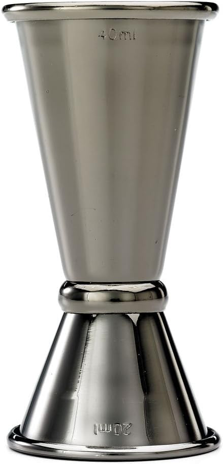 Barfly - 20 ml x 40 ml Black Japanese Style Jigger - M37001BK