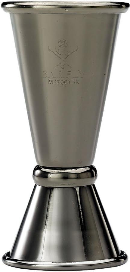 Barfly - 20 ml x 40 ml Black Japanese Style Jigger - M37001BK