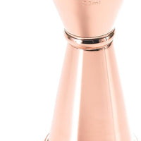Barfly - 20 ml x 40 ml Copper Plated Japanese Style Jigger - M37001CP