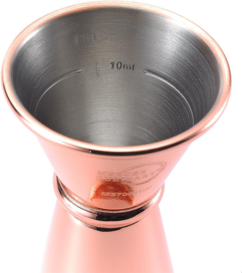 Barfly - 20 ml x 40 ml Copper Plated Japanese Style Jigger - M37001CP