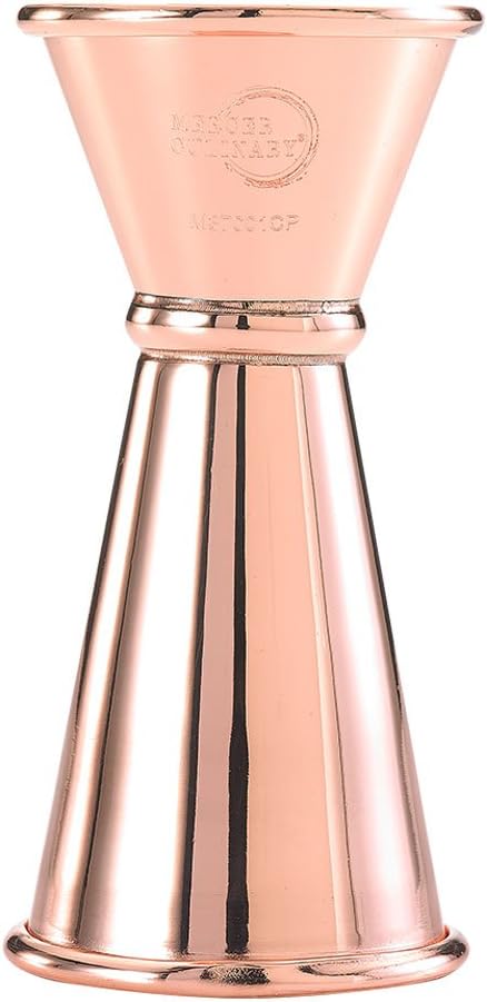 Barfly - 20 ml x 40 ml Copper Plated Japanese Style Jigger - M37001CP