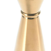 Barfly - 20 ml x 40 ml Gold Plated Japanese Style Jigger - M37001GD