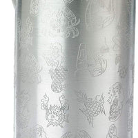 Barfly - 21 Oz Stainless Steel Tiki Design Double Wall Mixing Tin - M37079