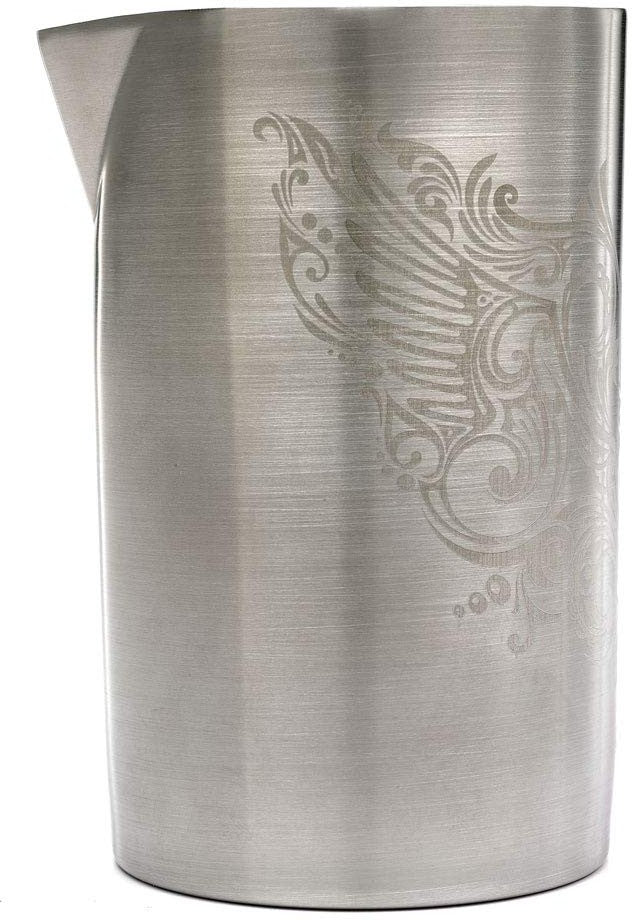 Barfly - 21 Oz Stainless Steel Wing Design Double Wall Mixing Tin - M37086