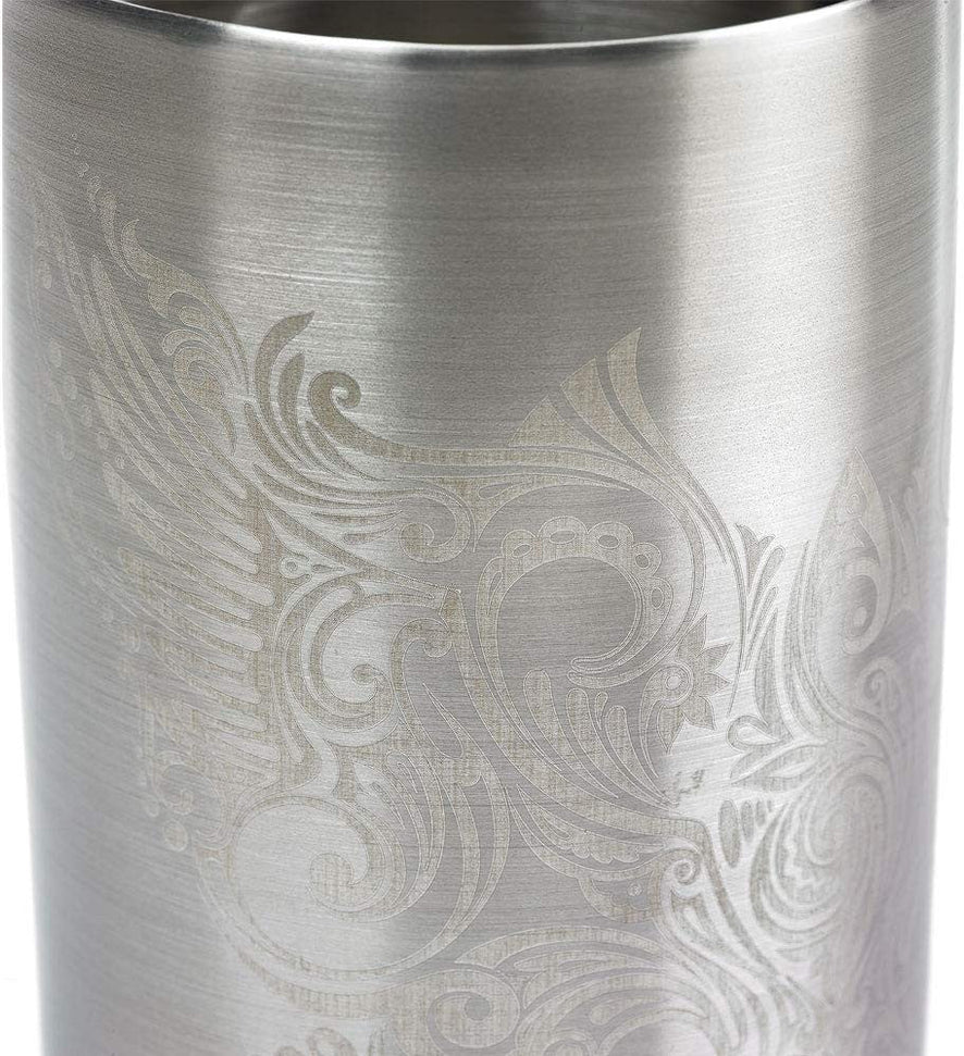 Barfly - 21 Oz Stainless Steel Wing Design Double Wall Mixing Tin - M37086