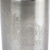 Barfly - 21 Oz Stainless Steel Wing Design Double Wall Mixing Tin - M37086