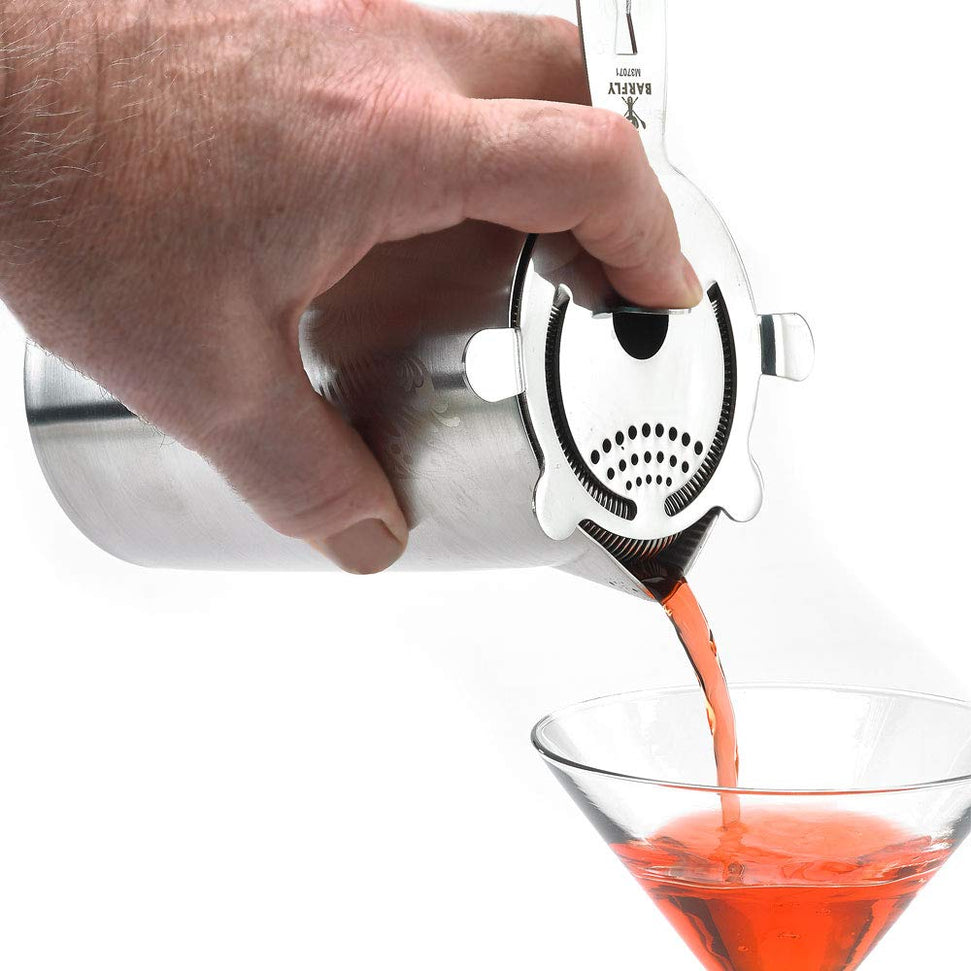 Barfly - 21 Oz Stainless Steel Wing Design Double Wall Mixing Tin - M37086