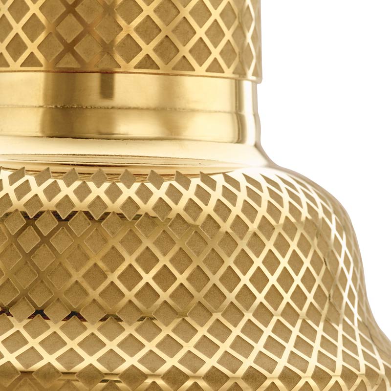 Barfly - 24 Oz Gold Plated Japanese Style Diamond Lattice Cocktail Shaker, Pack Of 3 - M37205GD