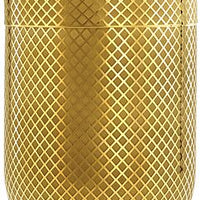 Barfly - 24 Oz Gold Plated Japanese Style Diamond Lattice Cocktail Shaker, Pack Of 3 - M37205GD