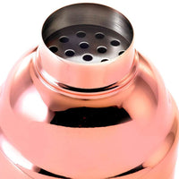Barfly - 24 Oz Stainless Steel Copper-Plated 3-Piece Japanese Cocktail Shaker - M37039CP