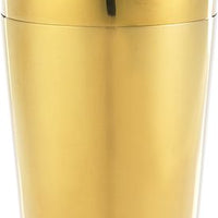 Barfly - 24 Oz Stainless Steel Gold-Plated 2-Piece Parisienne Cocktail Shaker - M37085GD