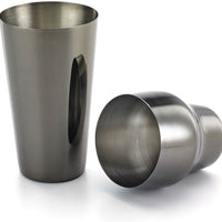 Barfly - 24 Oz Stainless Steel Gun Metal Black 2-Piece Parisienne Cocktail Shaker - M37085BK