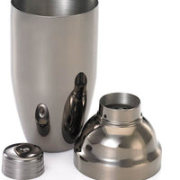 Barfly - 24 Oz Stainless Steel Gun Metal Black 3-Piece Japanese Cocktail Shaker - M37039BK
