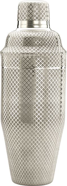 Barfly - 24 Oz Stainless Steel Japanese Style Diamond Lattice Cocktail Shaker, Pack Of 3 - M37205