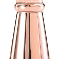Barfly - 25 ml x 50 ml Copper Plated Japanese Style Jigger - M37002CP