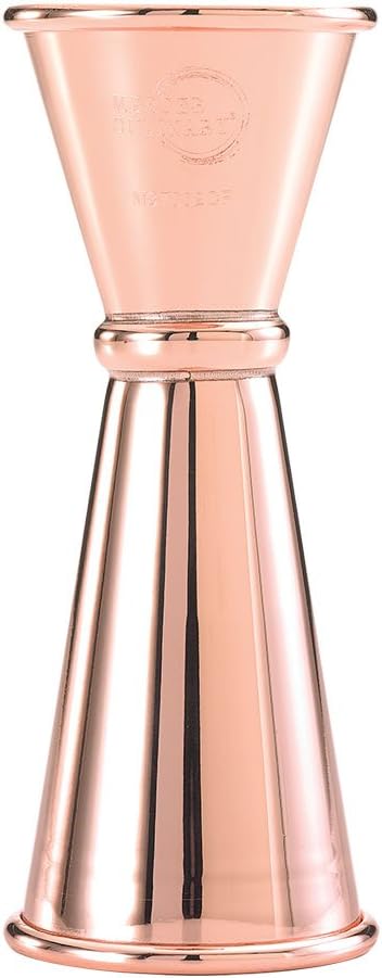 Barfly - 25 ml x 50 ml Copper Plated Japanese Style Jigger - M37002CP